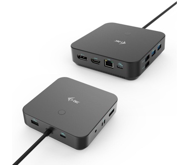 i-tec USB-C HDMI Dual DP Docking Station with Power Delivery 100 W + i-tec Universal Charger 100 W