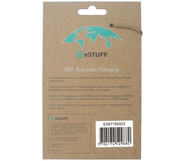 eStuff 100% Biodegradable case for iPhone 13 Pro (iPhone 13 Pro) Zwart