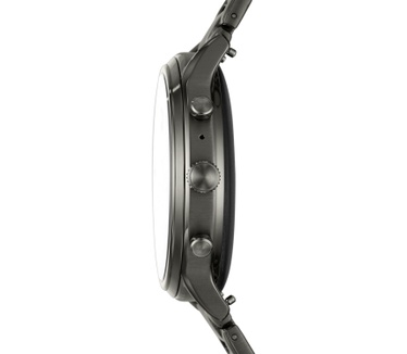 Fossil Gen 5 The Carlyle HR Smoke Stainless Steel Zilver (Zilver)