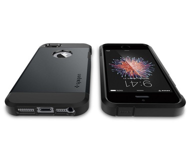 Spigen Tough Armor Apple iPhone SE Case  Grafiet
