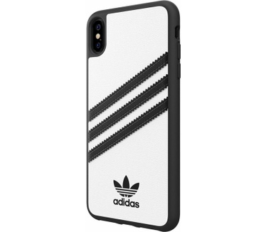 Adidas 3-Stripes Back Case - Apple iPhone XS Max (6.5") - Wit Wit