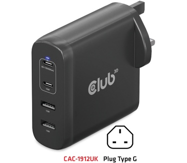 Club 3D Travel Charger 100W