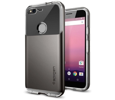 Spigen Neo Hybrid Crystal Google Pixel Case  Grijs