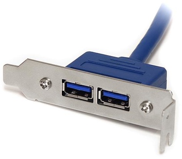 Startech.com 2-poort USB 3.0 A Vrouwelijke Low-Profile Adapter Slotplaatje