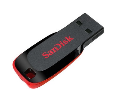 Sandisk Cruzer Blade Zwart
