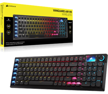Corsair Vanguard AIR 99 Wireless - Low-Profile - US, QWERTY