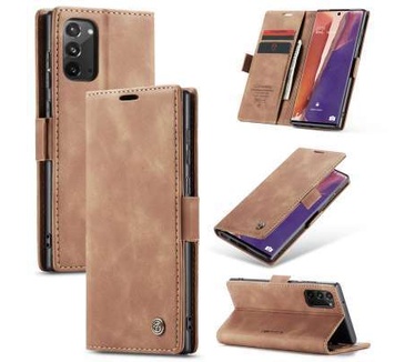 Caseme Samsung Galaxy Note 20 Retro Wallet Case - Bruin