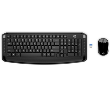 HP draadloos toetsenbord en muis 300 (Qwerty US)