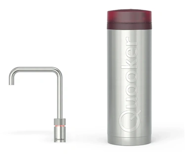 Quooker Nordic Single tap Square Roestvrij staal incl. PRO3 reservoir