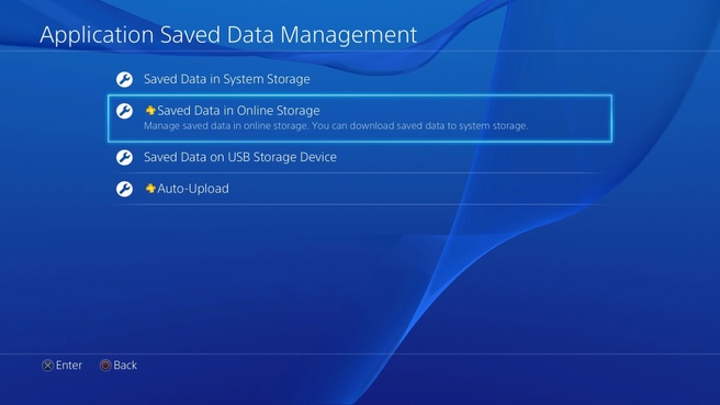 PS4 online opslag