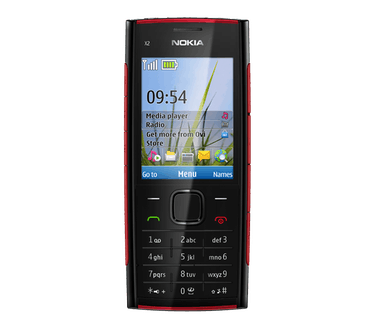 Nokia X2 Zwart