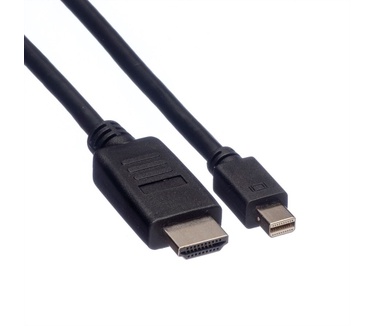 Roline Mini DisplayPort Cable, Mini DP-HDTV, M/M, 4.5m