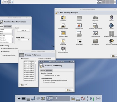 Xfce screenshot