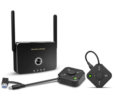 EZCast Pro Quattropod USB Standard Pack 2x Zender 1x Ontvanger (2 x U01, 1 x R01) Casting system for USB (USB-C alternate mode recommended), 4K