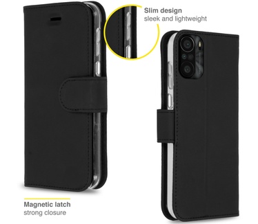 Accezz Wallet Softcase Bookcase Xiaomi Mi 11i - Zwart (Mi 11i) Zwart