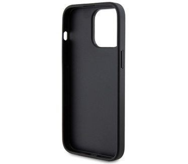 Guess 4G Glitter Back Case Apple iPhone 15 Pro Max (6.7") - Zwart Zwart