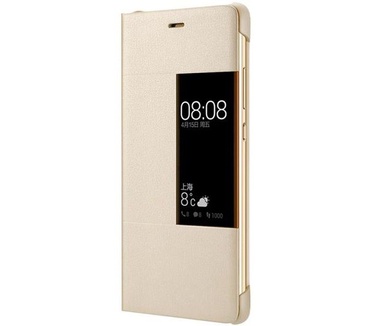 Huawei P9 Plus View Flip Cover - Goud