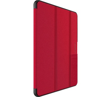 Otterbox OtterBox Symmetry Folio-hoes voor iPad 7th/8th/9th gen, schokbestendig, valbestendig, dunne beschermende folio-hoes, getest volgens militaire standaard, Rood, Geen retailverpakking