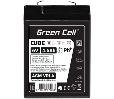 Green Cell AGM6V4-5AH-J
