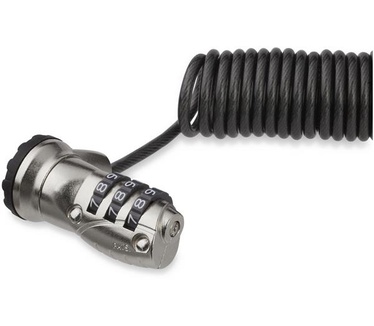 Startech.com Laptop Cable Lock - Self-Coiling Cable - 3-Digit Combination Lock