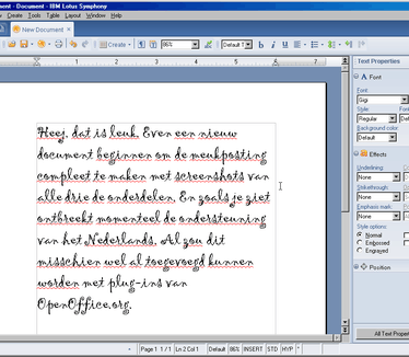 IBM Lotus Symphony Documents