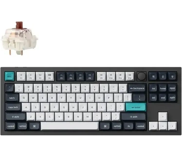 Keychron Q3 Ultra 8K 80% Wireless Hot-Swap RGB, Brown Switch, Zwart