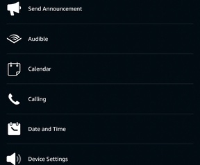 Amazon Alexa screenshot