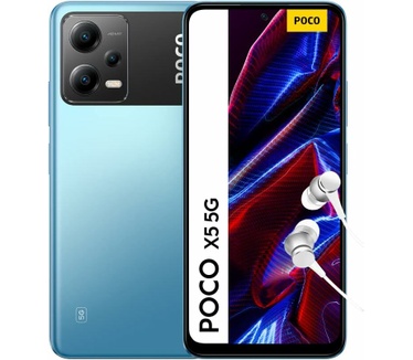 Poco X5 5G, 6GB ram, 128GB opslag Blauw