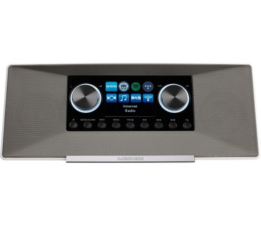 Medion DAB+ Internet Radio LIFE P85289, WiFi, DLNA, LAN, Spotify-Connect, 2 x 6 W RMS, MP3 speler