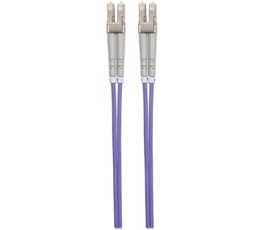 Intellinet LC/LC OM4 3m Grijs, Paars