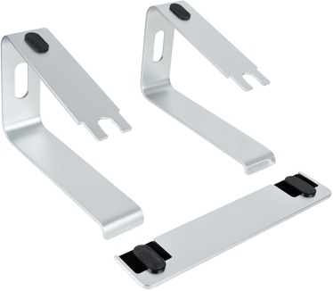 Startech.com Laptop Standaard Bureau, Aluminum, Zilver, Max 5kg, Ergonomische Laptopstandaard, Draagbare Laptop Verhoger, Notebook Computer Stand voor Macbook Air/Pro, Dell XPS, Lenovo