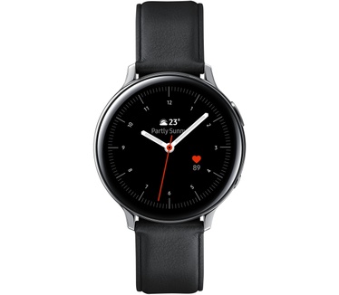 Samsung Galaxy Watch Active2 RVS (44mm) Zilver (Zwart)