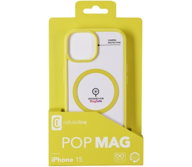 Cellular Line Pop Mag (iPhone 15) Transparant