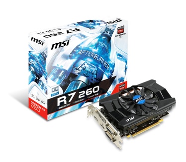 MSI R7 260 1GD5 OC