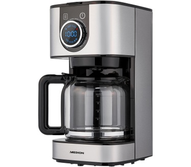 Medion Medion MD 10220 - Roestvrijstale Ontbijtset - bestaande uit waterkoker/broodrooster/koffiezetapparaat