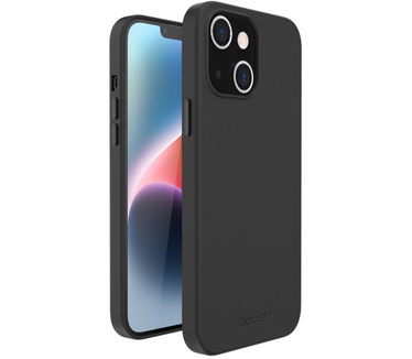 Accezz Leather Backcover MagSafe iPhone 15 Plus - Zwart