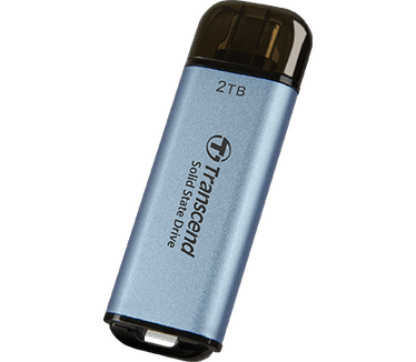 Transcend ESD300C 2TB Blauw
