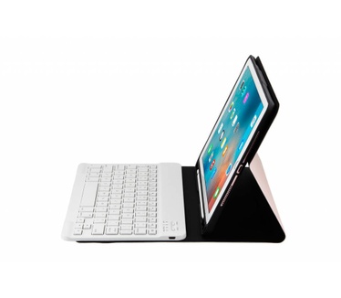 Bluetooth Smart QWERTY Keyboard hoes voor de Apple iPad Air (9.7 inch) - Metallic Roze