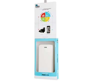 BeHello iPhone 5 / 5S / SE Book Case White
