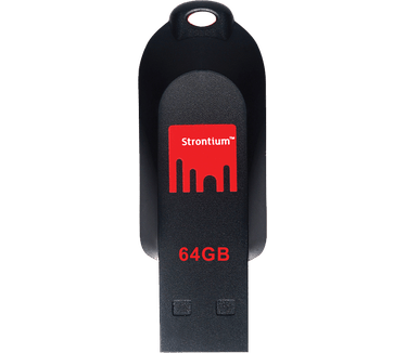 Strontium Pollex USB 2.0 64GB Rood