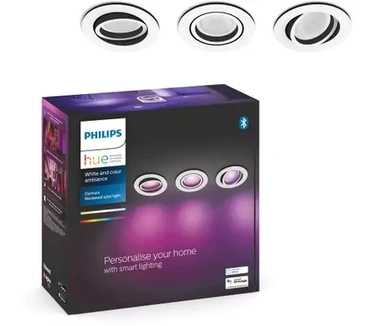 Philips Hue White & Color Ambiance Centura Inbouwspot Rond (3-pack) Wit