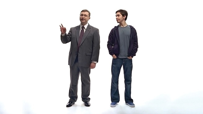 Mac versus pc, Apple-reclame. Bron Apple