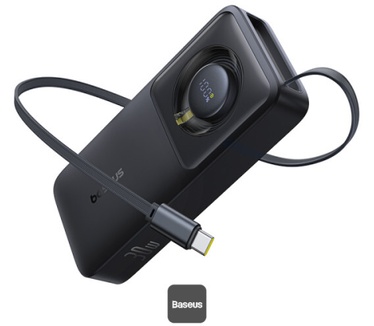 Baseus OS Free2Pull 10000 mAh Zwart