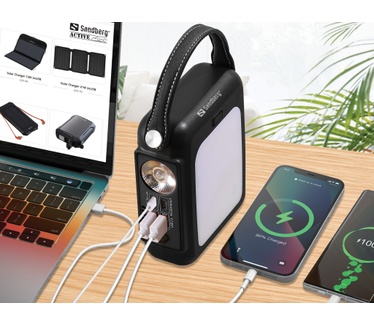 Sandberg Hand Crank Powerbank 20000
