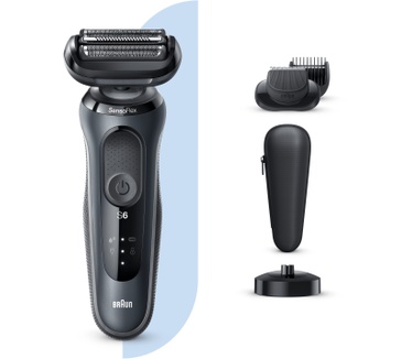 Braun Series 6 60-N4500cs Elektrisch Scheerapparaat Met Oplaadstandaard, Grijs
