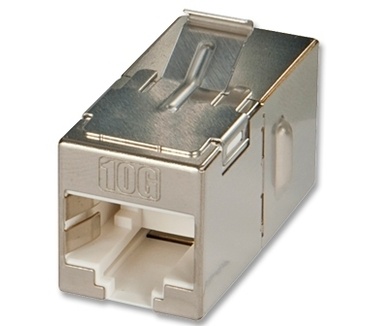 Lindy Cat.6A 10G Premium RJ45 STP Inline Coupler / Doppelkupplung