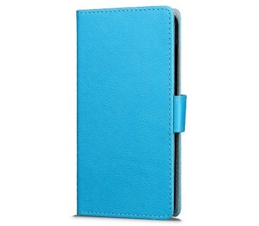 qMust Vodafone Smart First 7 Wallet Case - TPU frame - Blue