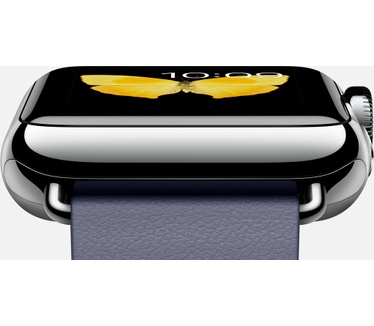 Apple Watch (moderne gesp, 38mm) Zilver (Blauw)