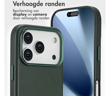 Accezz Leather Bookcase 2-in-1 met MagSafe