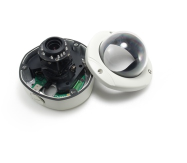 LevelOne Fixed Dome Network Camera, 3-Megapixel, Outdoor, PoE 802.3af, Day & Night, IR LEDs, WDR